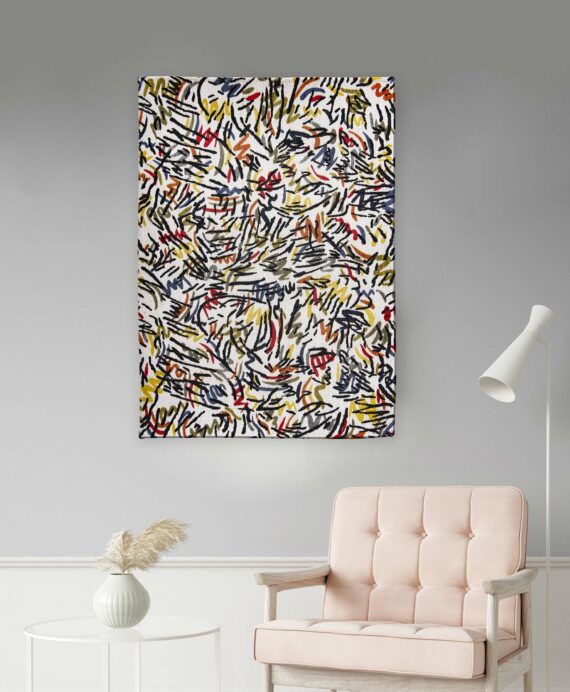 Louis De Poortere rug LX 9144 Gallery Graffito Street Graph interior
