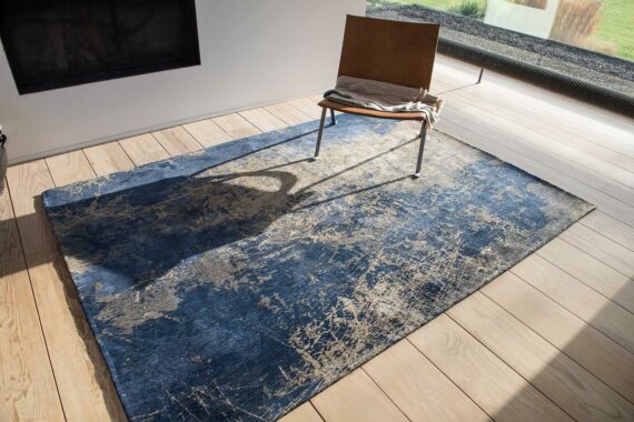 rugs Louis De Poortere LX8629 Mad Men Cracks Abyss Blue interior 2