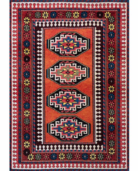 Louis De Poortere rug Antiquarian Antalia 9844 Red Mix