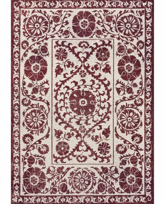 Louis De Poortere rug Antiquarian Suzani 9734 Zephyr