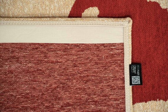 Louis De Poortere rug Craft Ribbon 9847 Imperial Red back