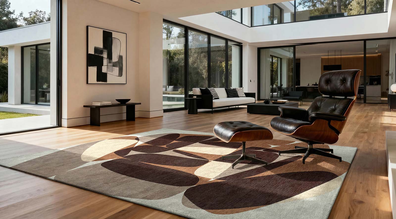 Louis De Poortere rug Gallery 2087 Stones Cookie interior 2