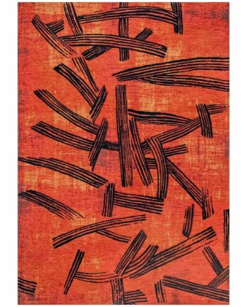 Louis De Poortere rug Meditation 2069 Kanji Ginger Chocolate